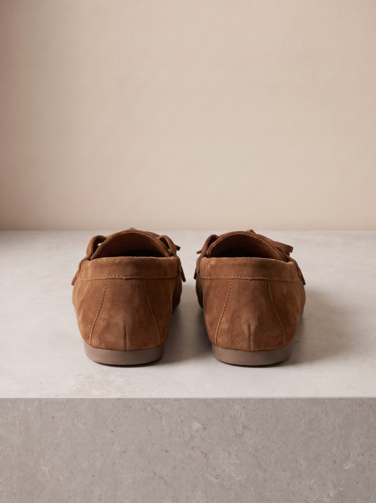Dames Loafers met Franjes en Strikdetail
