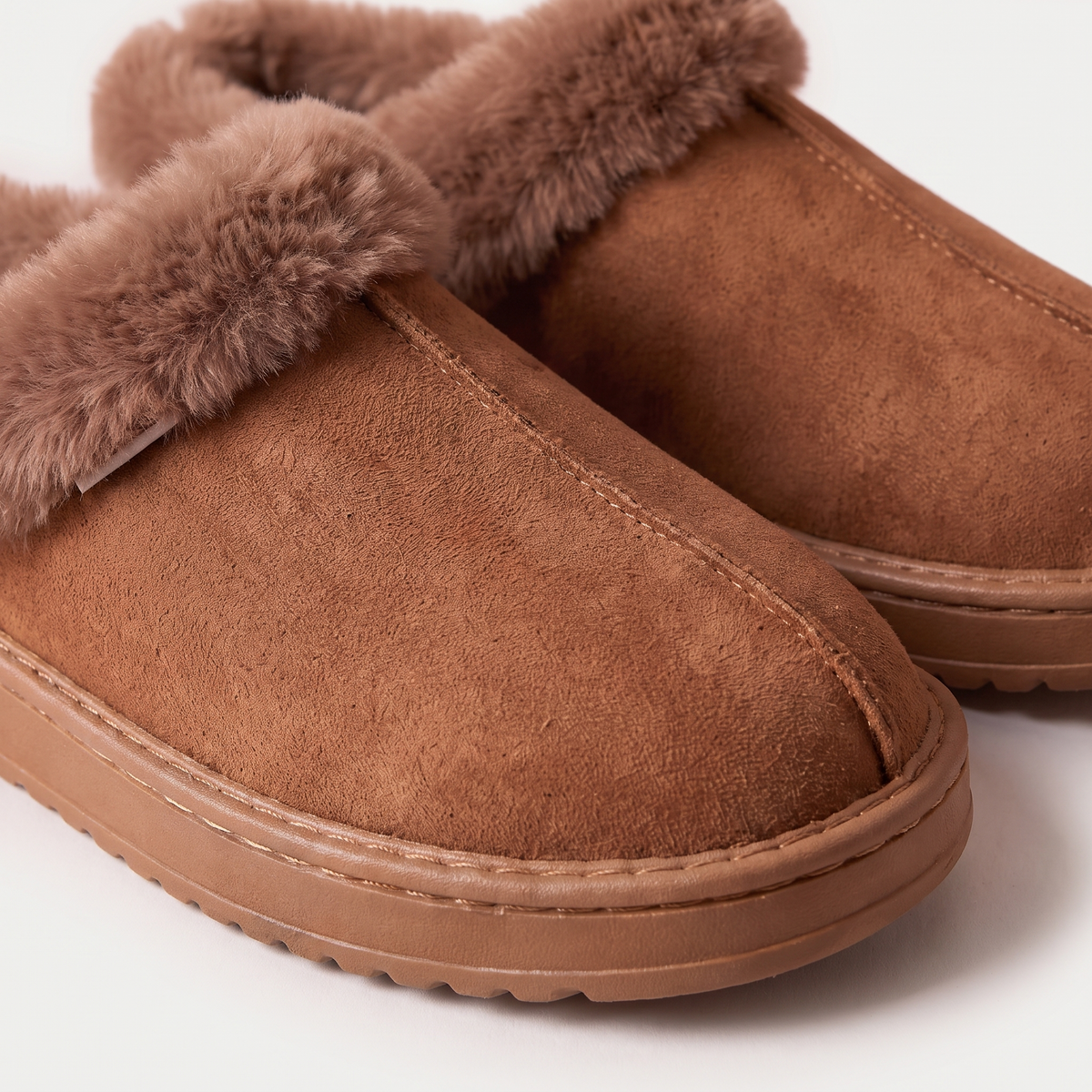 Dames Pantoffels met Corduroy Afwerking