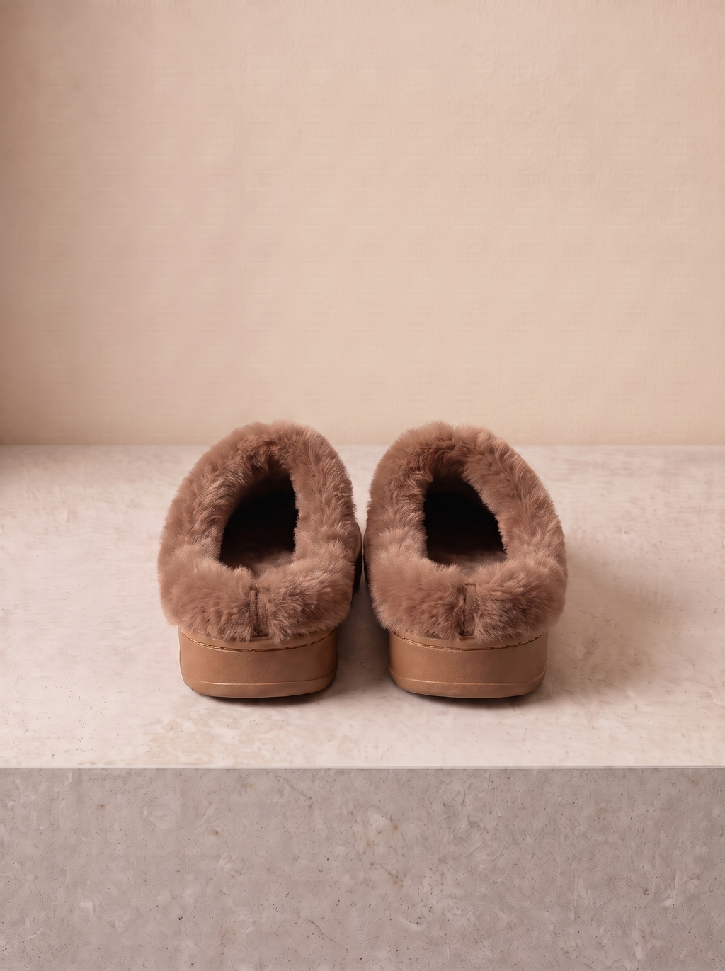 Dames Pantoffels met Corduroy Afwerking