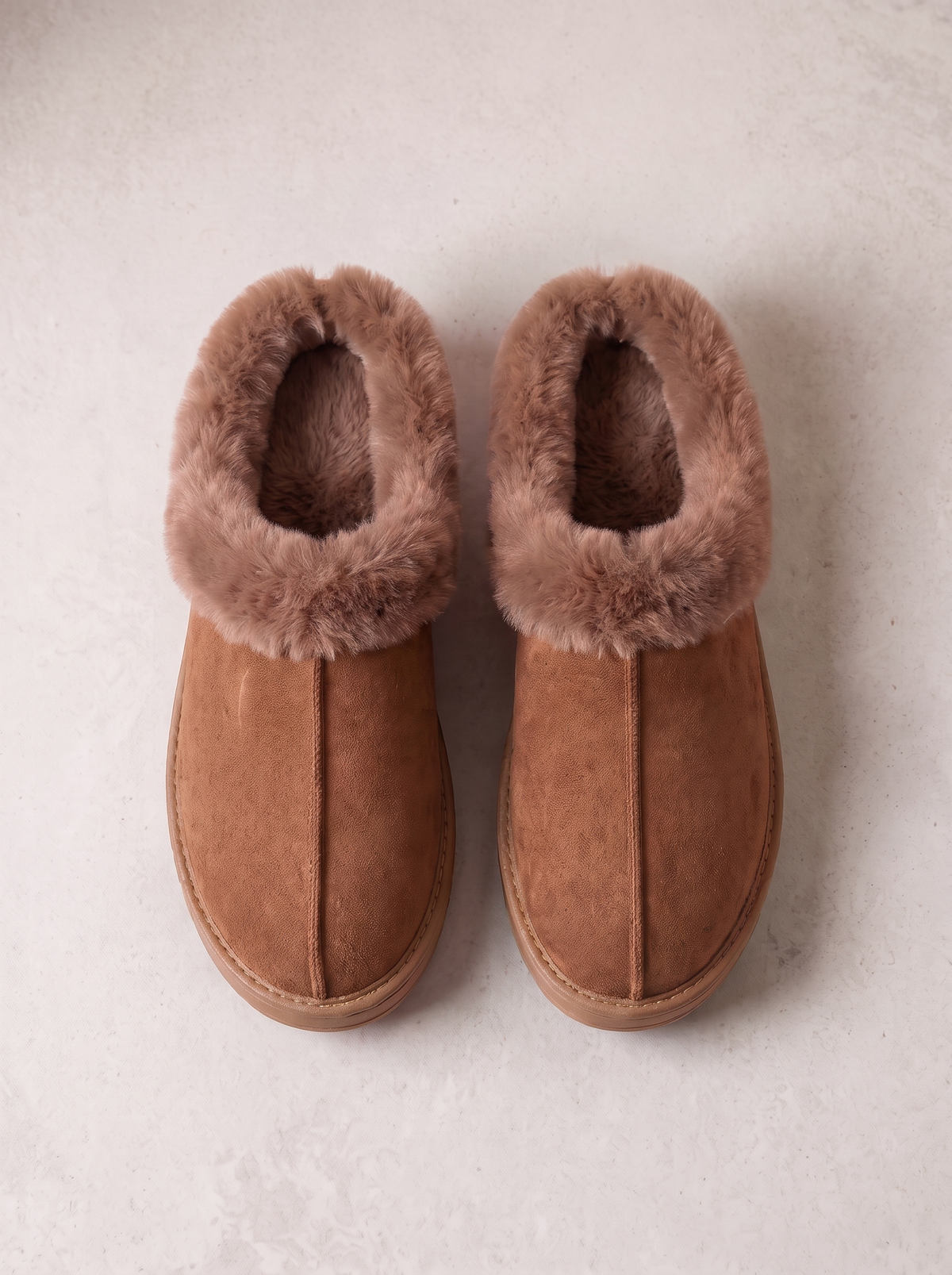 Dames Pantoffels met Corduroy Afwerking