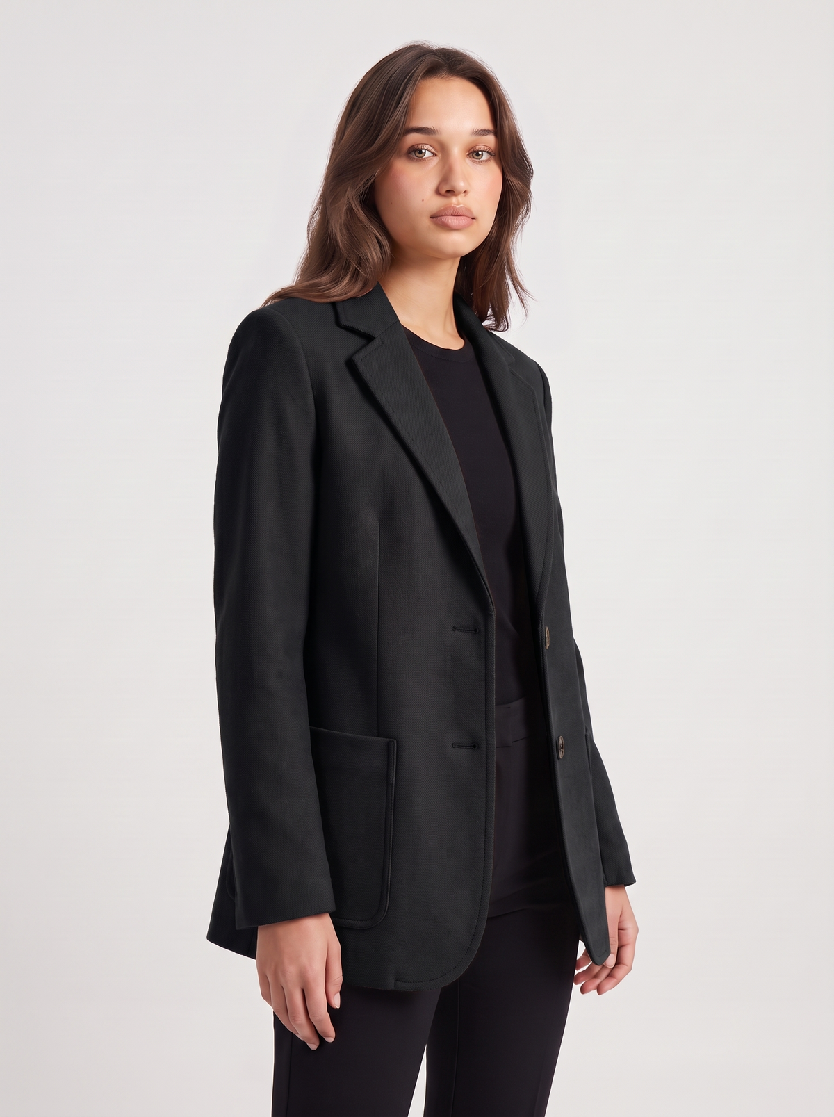 Dames Getailleerde Blazer met Knoopsluiting
