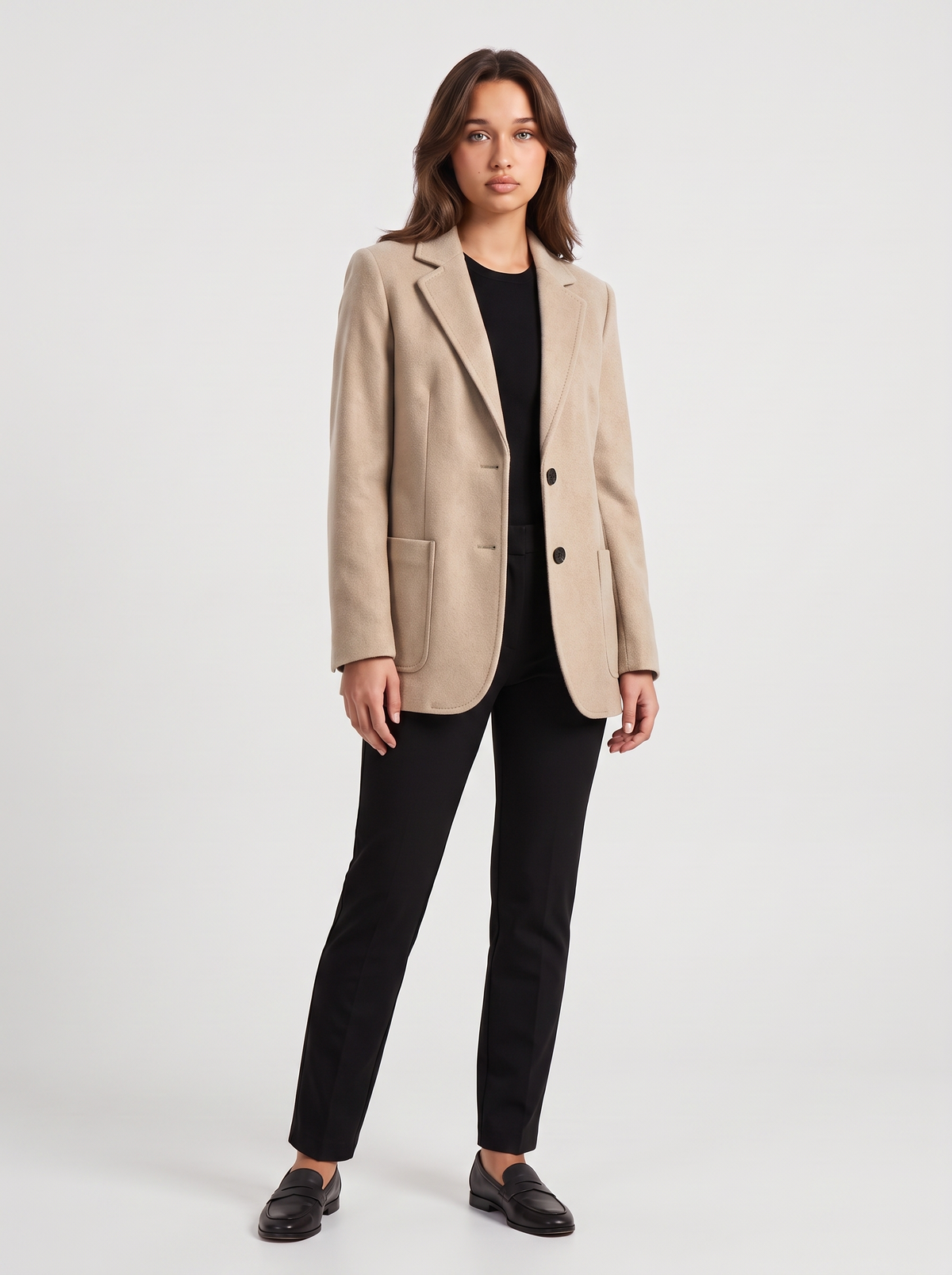 Dames Getailleerde Blazer met Knoopsluiting