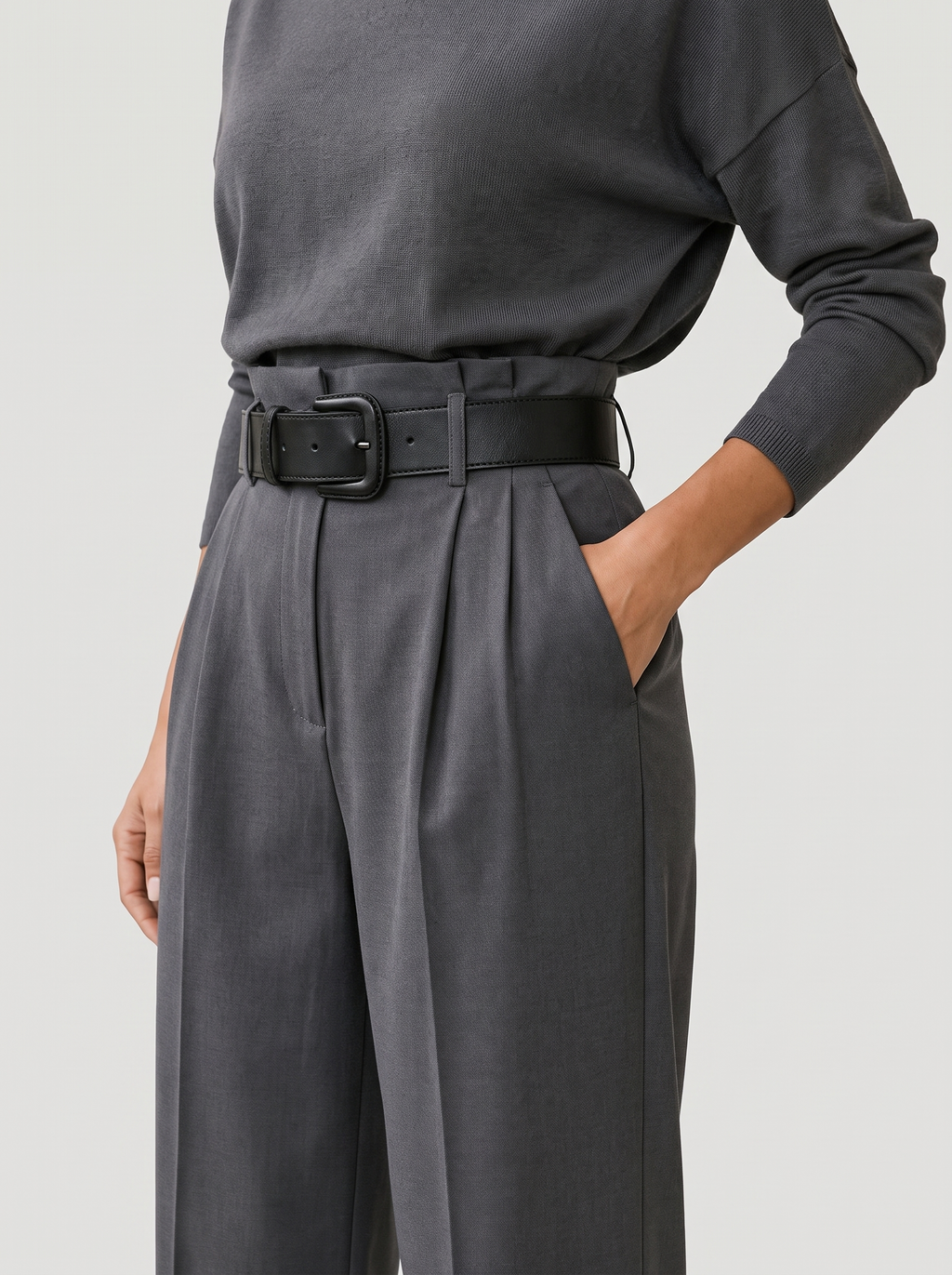 Dames Tweedelige Set met Coltrui en Pantalon