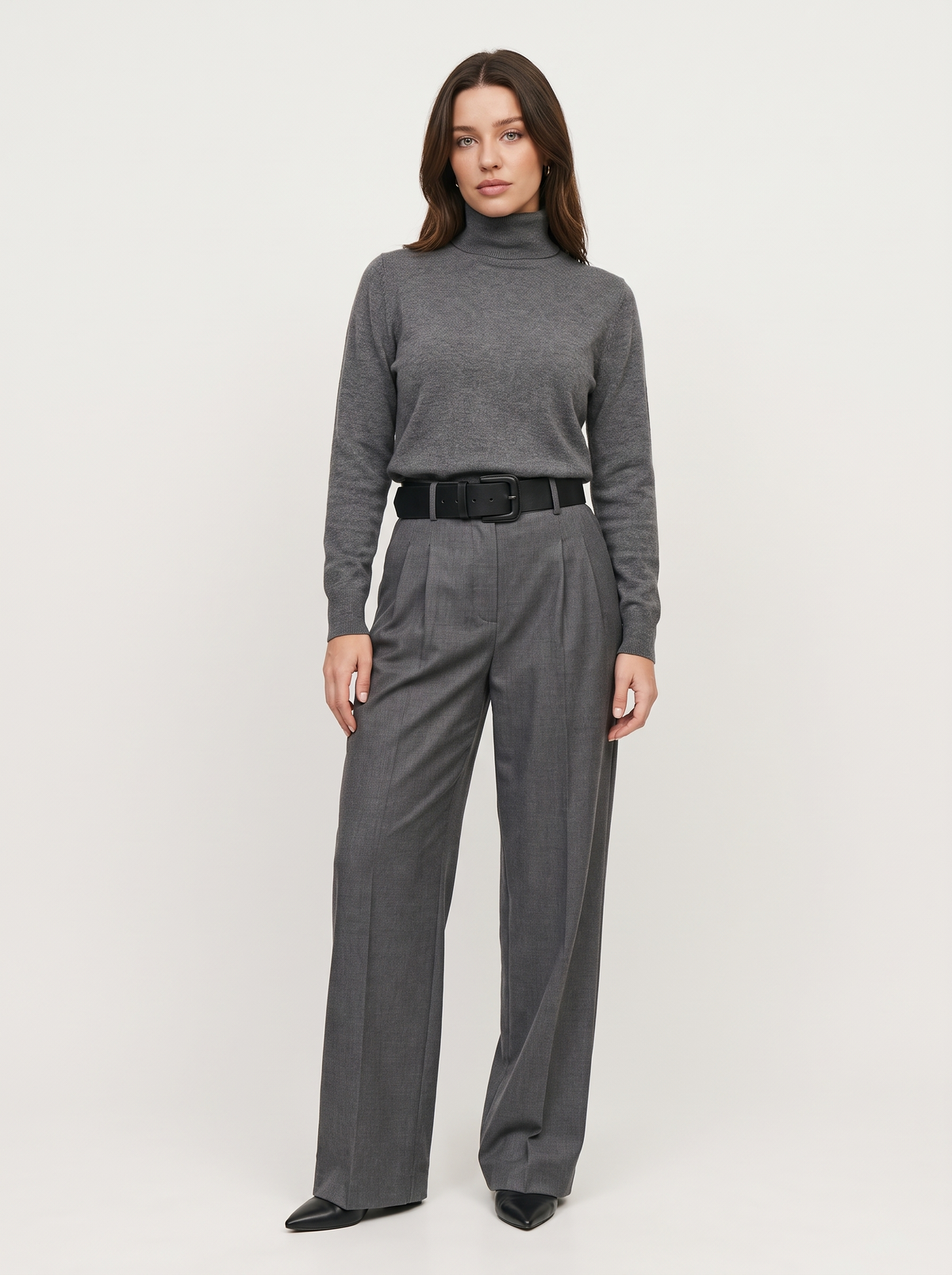 Dames Tweedelige Set met Coltrui en Pantalon