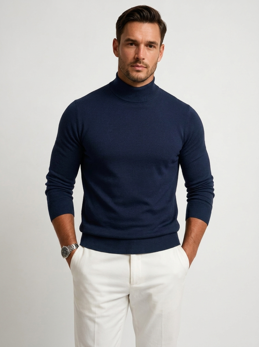 Fijngebreide Coltrui Heren Regular Fit Winter