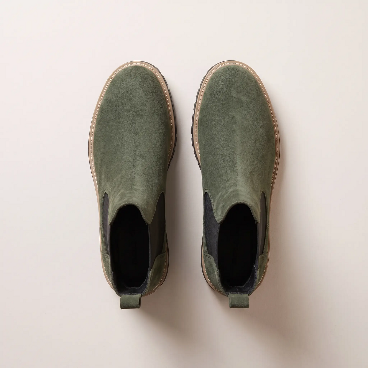 Dames Luxe Chelsea Boots met Elastische Zijpanelen