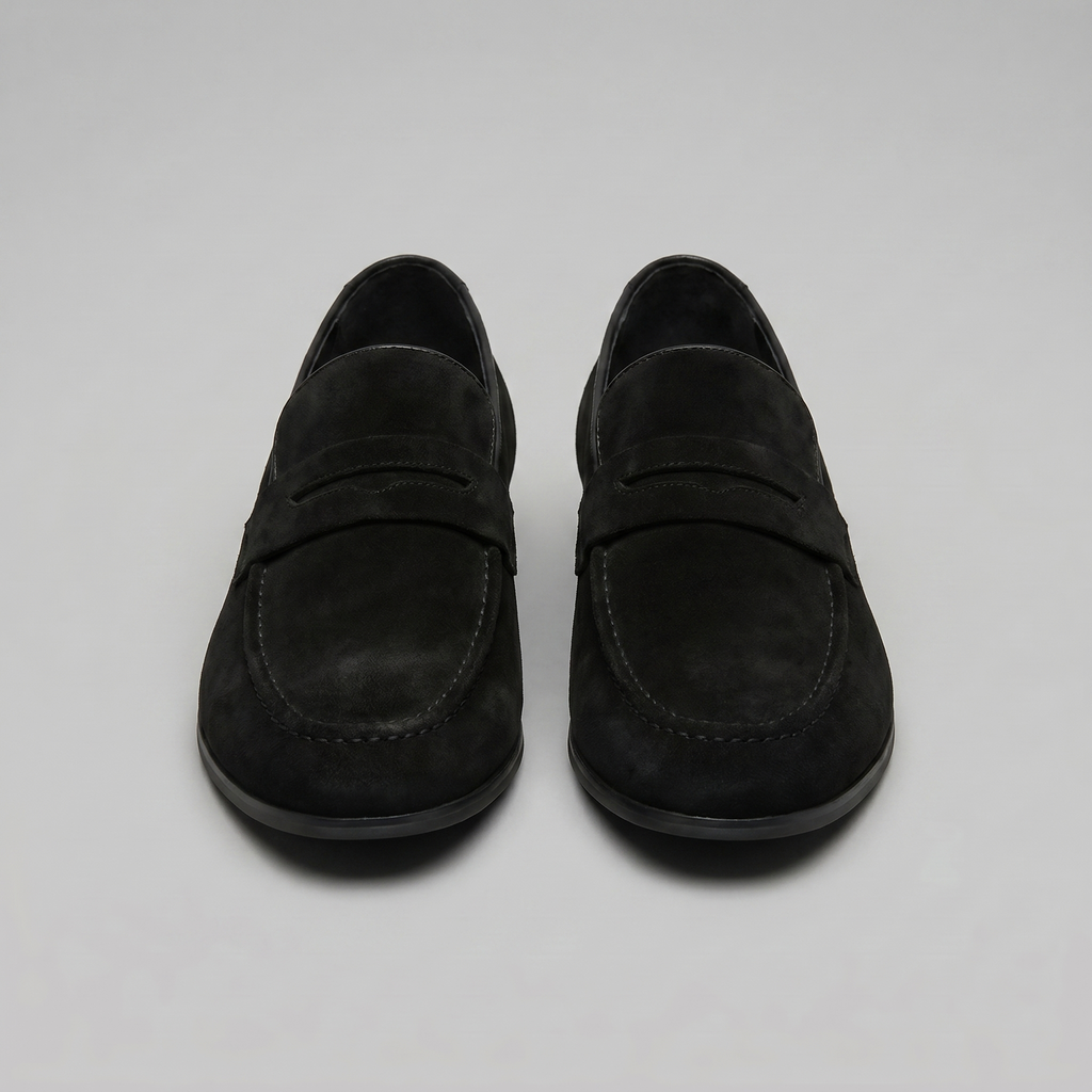 Suede Penny Loafers Heren Smart Casual