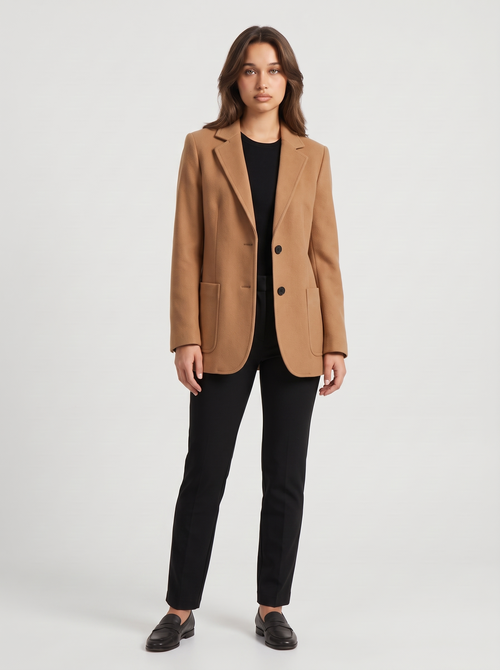 Dames Getailleerde Blazer met Knoopsluiting